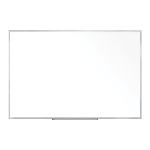 Ghent Non-Magnetic Whiteboard with Aluminum Frame, 4' X 8', White